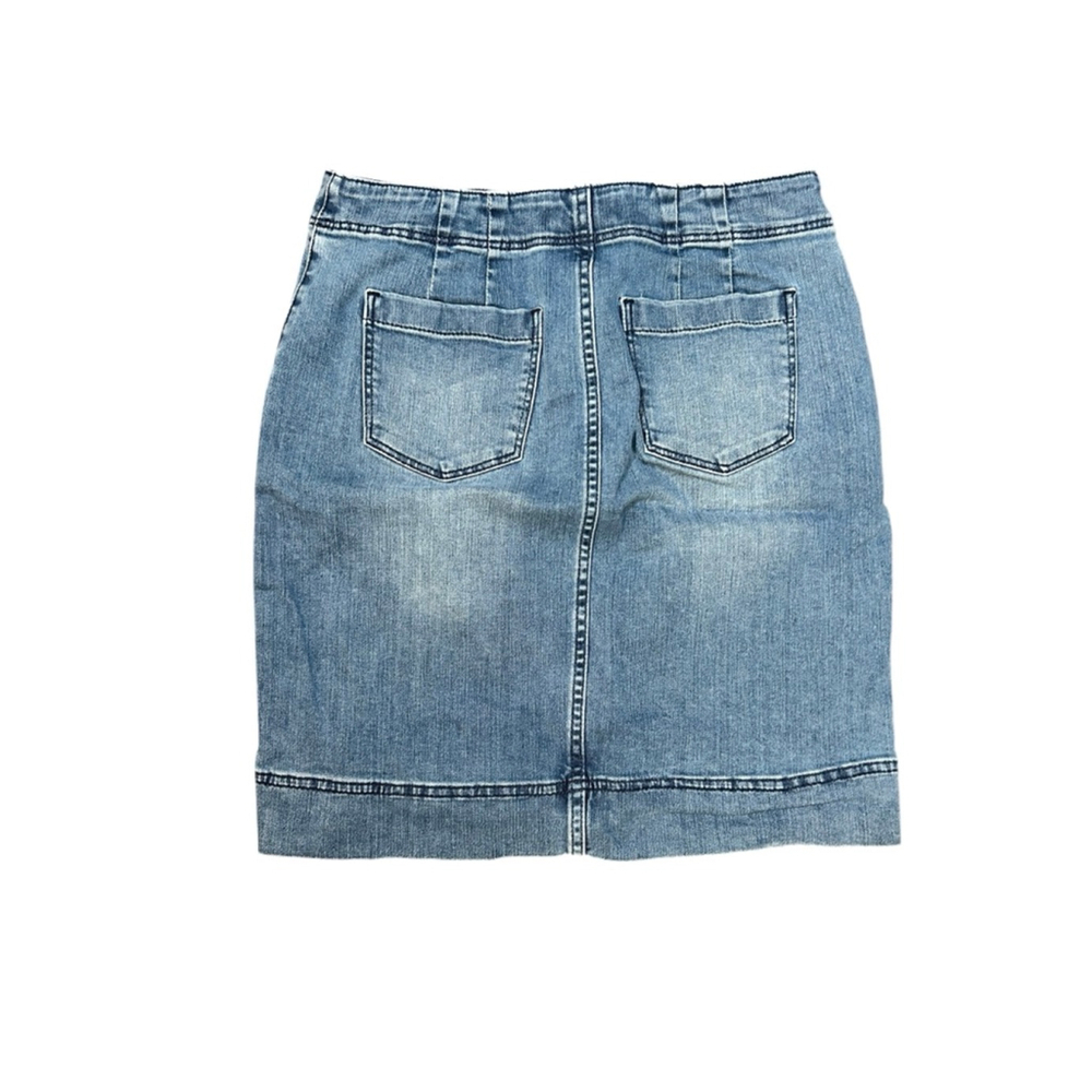 Talbots Blue Denim Jean Skirt Petite 4P - Picture 4 of 8